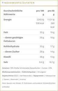 Power System Power System Whey Chocolate baton (biała czekolada) 30% - 50 g 2