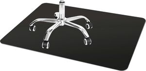 Gockowiak mata podłogowa 100x140 czarna 2