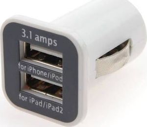Ładowarka AMiO PCH-01 2x USB-A 3.1 A  (AMI-01026) 1