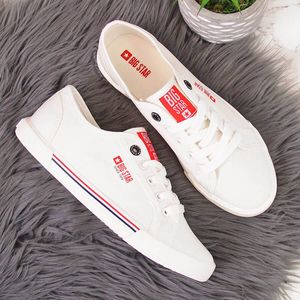 Big Star Trampki niskie tekstylne białe Big Star HH274059 36 5