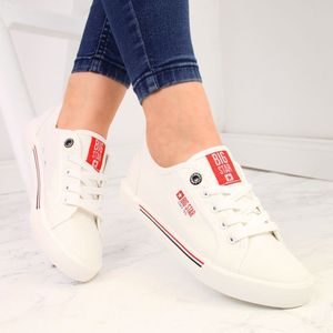 Big Star Trampki niskie tekstylne białe Big Star HH274059 36 6