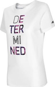4f 4F Women's T-shirt H4L21-TSD018-10S białe M 1