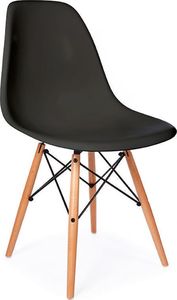 MebloweLove Nowoczesne krzesła skandynawskie - czarne 1