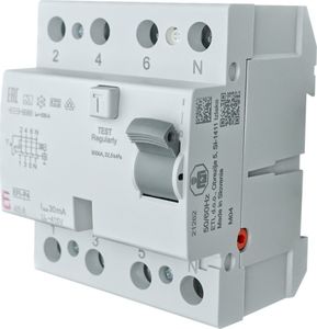 Eti-Polam Wyłącznik różnicowoprądowy 4P 40A 0,03A EFI-P4 A 40/0.03 002061512 2