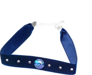 GANELLI Jewelry & handmade Choker GANELLI Choker z Swarovski Elements Crystals -niebieski 1