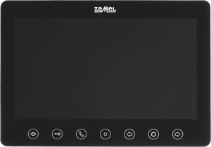 Zamel Wideomonitor 10 calowy IPS HD z dotykowymi przyciskami oraz bramką WiFi czarny VP-810BHDMWIFI ENT10000467 1