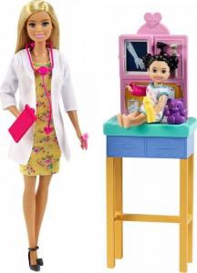 Lalka Barbie Barbie Kariera - Zestaw Pediatra (GTN51) 1