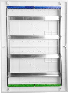 Elektro-Plast Rozdzielnica modułowa 4x24 podtynkowa IP54 DARP-96 drzwu alum. biały 9.424 3
