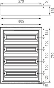 Elektro-Plast Rozdzielnica modułowa 4x24 podtynkowa IP54 DARP-96 drzwu alum. biały 9.424 5