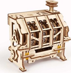 UGEARS UGEARS Puzzle 3D LICZNIK Drewniany Model mechaniczny STEM LAB do składania 1