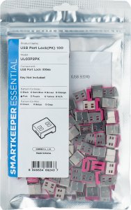 Smartkeeper SMARTKEEPER Basic USB Port Lock 100 - 100x záslepka, růžová 1