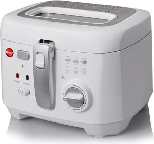 Frytownica ELDOM FR18 (2,5 l; 0,5 kg; 1800W; kolor biały) (FR18) - AGDELDFRY0001 2