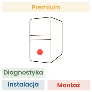 Montaż komputera Premium + Słuchawki Redragon H888 LUCE 2
