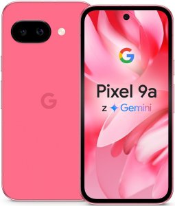 Smartfon Pixel 9A 5G 8/128GB Różowy  (GA09565-GB) + Etui Clear Case 6