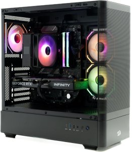 Komputer Obsidian PRIME, Ryzen 5 8400F, 32 GB, Radeon RX 7600, 512 GB M.2 PCIe 3