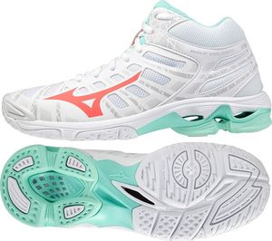 Mizuno Buty siatkarskie Mizuno Wave Voltage Mid V1GC196558 V1GC196558 biały 43 1