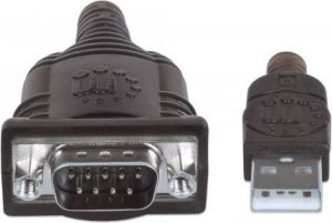 Kabel USB Manhattan USB-A - RS-232 0.45 m Przezroczysty (205153) 3