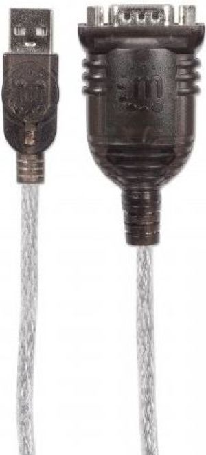 Kabel USB Manhattan USB-A - RS-232 0.45 m Przezroczysty (205153) 4