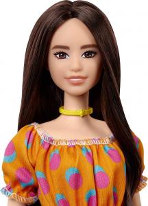 Lalka Barbie Mattel Fashionistas Modna przyjaciółka - Sukienka w groszki (GRB52) 3