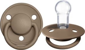 Bibs  De Lux Smoczek uspokajający silikonowy Dark Oak 0-36 m 1