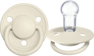 Bibs De Lux Smoczek uspokajający silikonowy Ivory 0-36 m 1