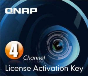Licencja do kamer sieciowych Qnap Aktywacyjna licencja na 4 kanały dla usługi Surveillance Station Pro w urządzeniu QNAP NAS (LIC-CAM-NAS-4CH) 1