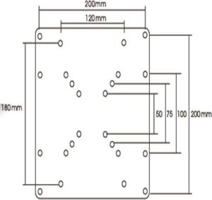Neomounts Płyta montażowa FPMA-VESA200 22'' - 42'' 3