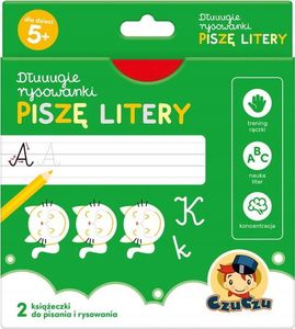 Czuczu Długie rysowanki Piszę litery 5+ CzuCzu 1
