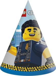 GoDan Czapeczki papierowe Lego City 6 szt. Godan 1