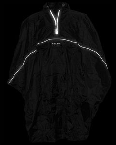 Ralka Ponczo przeciwdeszczowe peleryna czarna 4