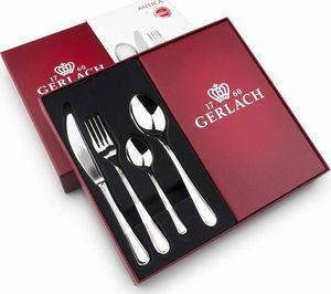 Affek Design ANTICA Kpl.24szt sztućców w pudełku flok 04P 1