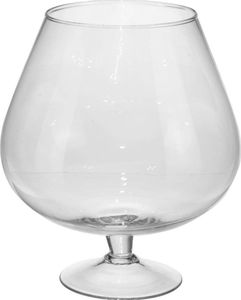 Affek Design Wazon szklany na stopce 22xh26cm 1