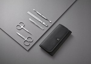 Zwilling CLASSIC INOX black Push Button Leather Case, 5 pcs. 2