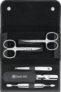 Zwilling CLASSIC INOX black Push Button Leather Case, 5 pcs. 3
