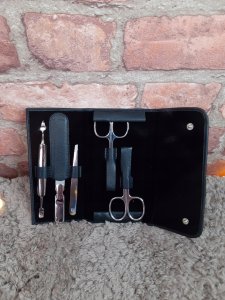 Zwilling CLASSIC INOX black Push Button Leather Case, 5 pcs. 4