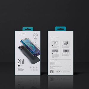 Nillkin Szkło hartowane pełnoekranowe Nillkin 2-in-1 HD do Apple iPhone 12 Pro Max uniwersalny 2