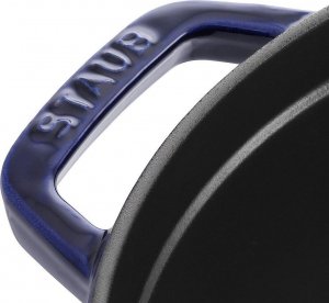 STAUB Garnek żeliwny okrągły 26 cm granatowy (40510-284-0) 4