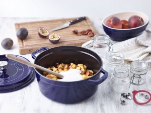 STAUB Garnek żeliwny okrągły 26 cm granatowy (40510-284-0) 6