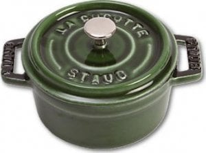 STAUB Staub Mini Cocotte 10cm round basil green, cast iron 1
