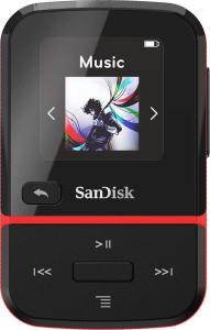 SanDisk Odtwarzacz MP3 Clip Sport Go 32GB czerwony (SDMX30-032G-E46R) 1