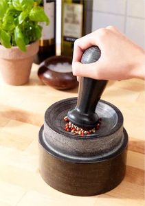 Ikea IKEA ADELSTEN MOŹDZIERZ DO PRZYPRAW MARMUR CZARNY 2