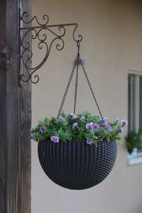 Keter KETER DONICZKA WISZĄCA RATTAN GRAFIT HANGING 35 CM 2