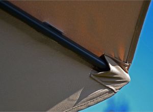 Saska Garden Parasol Ogrodowy Składany Beżowy 300 cm 6