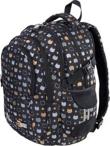 St. Majewski Plecak 4-komorowy STRIGHT BP-01 Golden Cats / Złote Kotki mkml MAJEWSKI 2