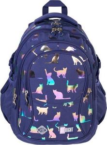 St. Majewski Plecak 4-komorowy STRIGHT BP-01 Kotki holo mkml MAJEWSKI 2