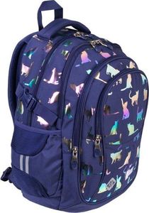 St. Majewski Plecak 4-komorowy STRIGHT BP-01 Kotki holo mkml MAJEWSKI 3