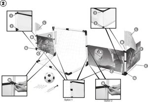Dunlop Boisko do piłki nożnej z Bramką i Piłką 4