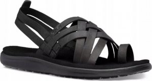 Teva W'S Voya Strappy Leather, BLK, 37 (us 6); uk 4 1