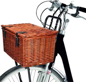 Bicycle Gear Koszyk rowerowy wiklinowy przód 45x30x25cm 1