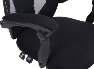 Fotel Zenga Infini Yoda Black z podnóżkiem 8